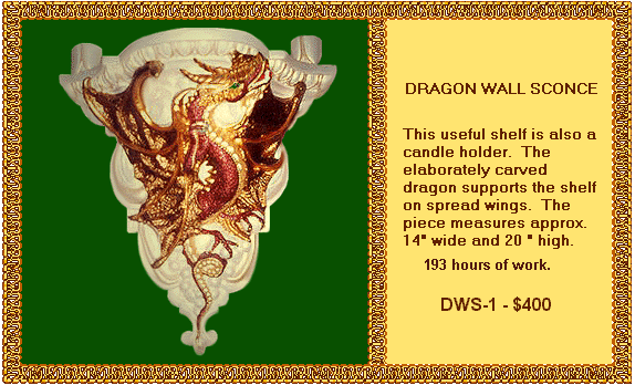DRAGON WALL SCONCE